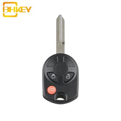 China ABS + Metal 3 Buttons Car Key Case Shell For Ford Expedition Escape F-150 F-250 F-350 Smart Auto Parts for sale