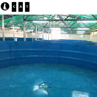 China Viable Outdoor Fiberglass Koi Fish Pond for Aquaculture Fish Farming for sale