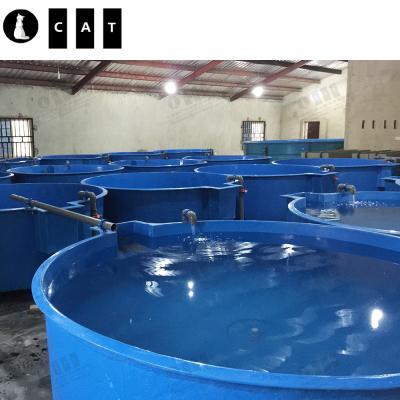 China Aquaculture Farms FRP Aquarium Fish Tank Round Fiberglass Fish Farming Tank for sale