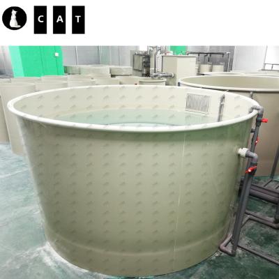 China Customized Fish Farm Aquarium Round Marine Plastic pp Fish Farm Tank For Aquaculture for sale