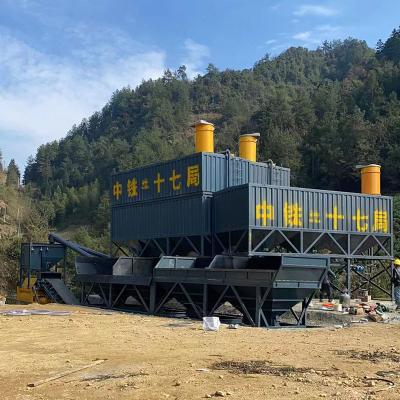 China Building Material Shops Work Efficient Made High Quality Tower Concrete Plant With Cemetn Horizontal Silo for sale