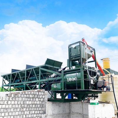 China Building material shops JS1000 50m3/h batch stationary wet ready-mixed mobile concrete plant for sale for sale