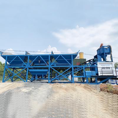 China Used Roads 60 m3 Mini Concrete Batching Plant in Canada for sale