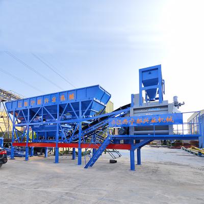 China Roads Sicoma Host Mix 60m3 Mobile Concrete Batching Plant for sale