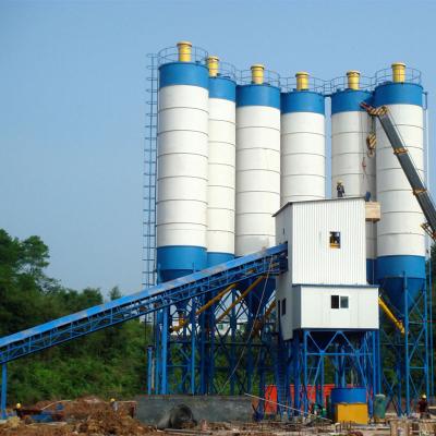 China Roads Cement Concrete Mixed Mixer Aggregate Mixing Plant High Performance HZS120 Batching Plants for sale