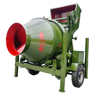 China Construction Material Shops JZC350 Small Concrete Machine 4m3 Drum Self Loading Mobile Concrete Mixer for sale