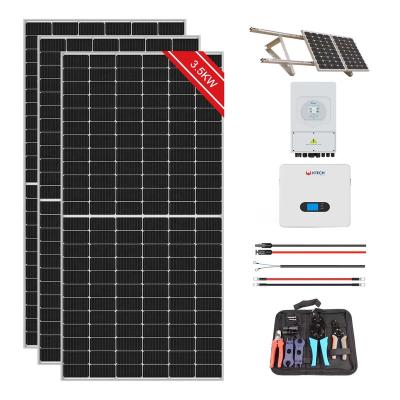 China Home High Quality 3.5Kw Off Grid Solar Power System For Home Use for sale