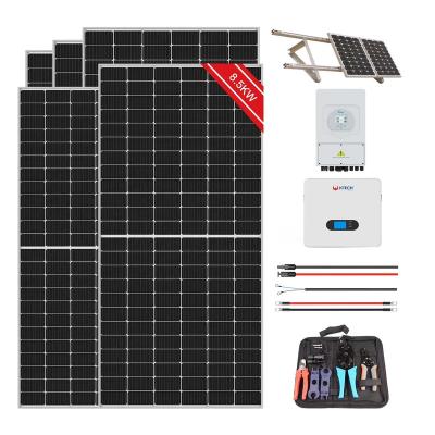 China High Quality Home Hybrid 8.5Kw Solar Power System For Home Use for sale