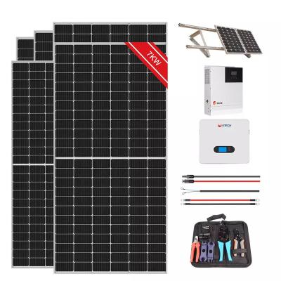 China Home High Quality 8kw Off Grid Solar Power System For Home Use for sale