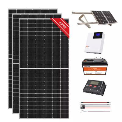 China Outdoor High Quality 400w Off Grid Solar Power System For Home, Farm Or Field for sale