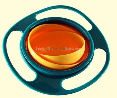 China Babies 2020 High Quality 360 Degree Rotating Universal Bowl Children Gyro UFO Style Baby Plastic Bowl for sale