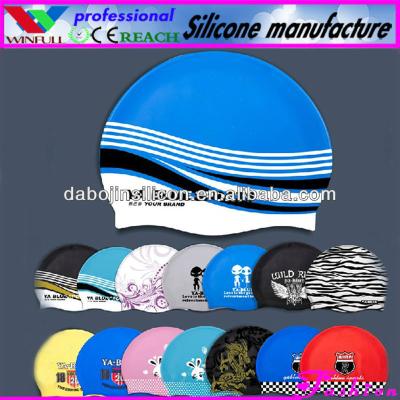 China Wholesale silicone swimming cap silicone, swimming accessories for sale