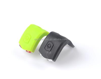 China 2017 hot sale silicone led usb rechargeable bike light for sale