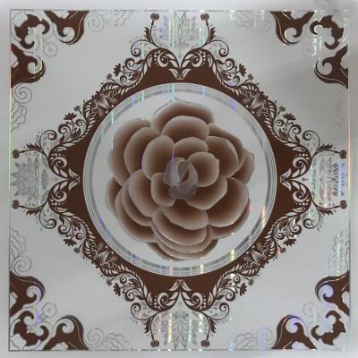 China Artistic Ceilings PVC Panel PVC CEILING PANEL Interior CEILING TILES 595*595/603*603mm for sale