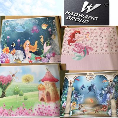 China FOR KIDS ceiling wallpaper panel for bedroom decoration 3d printing pvc wall panel for sale