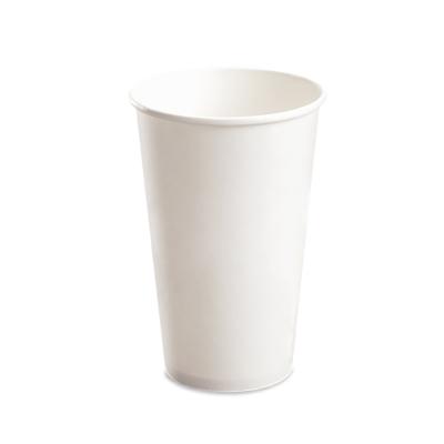 China Disposable 16oz 500ml Juice Tea 2 Sided PE Coated Cup Paper for sale