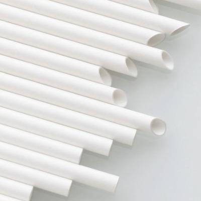 China Disposable Flat End Drinking Straws 6mm Disposable for sale