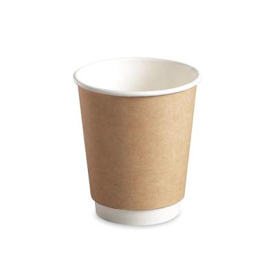 China Disposable Cup Sleeves Replacement Double Layer Paper Cup For Hot Drinks for sale