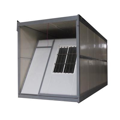 China Asian Collapsible Container House Folding 20ft Cabins for sale