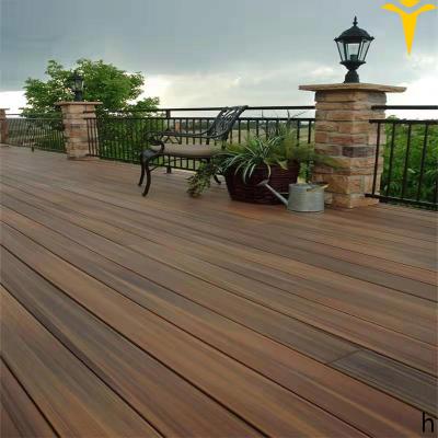 China Contemporary Outdoor Ipe Flooring Co Extrusion Wpc Wood Plastic Composite Engineered Wood Flooring for sale