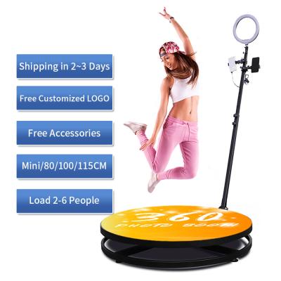 China 360 photo booth XL with ring light floor 60cm/100cm/120cm for sale