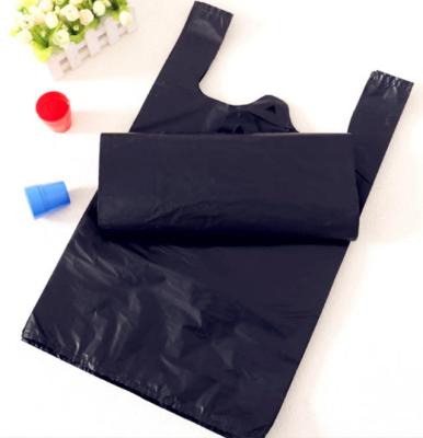 China BIODEGRADABLE Biodegradable T Shirt Plastic Bag Guaranteed Leakproof for sale