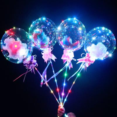 China Gift Toy 3d Cartoon Animals Model For Led Balloon 18 Inch 1/2 Set Light Air Balls Stand Stand for sale