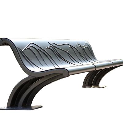 China GRC Modern Fiberglass Reinforced Best Quality GFRC Outdoor Decorative Outdoor Public Bench For Gyms for sale