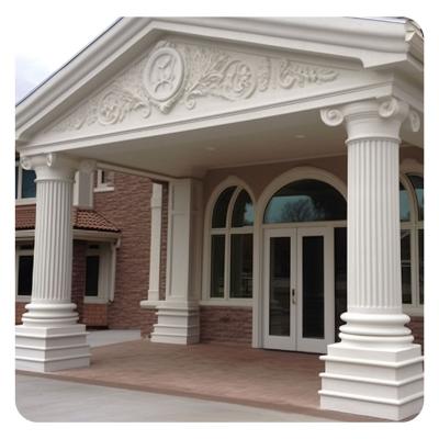 China Waterproof Carved GRC Column Grc Architectural Decoration Building GRC Capital And Baluster For Buildings\House for sale