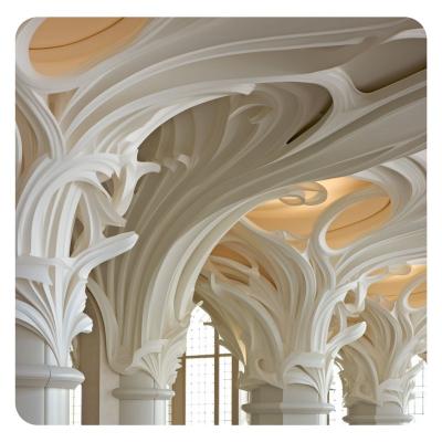 China Materials GRG Modern Building Finish Cornices For Hotel And Villa Design - Gypsum Glass Fiber Reinforced Cornice for sale