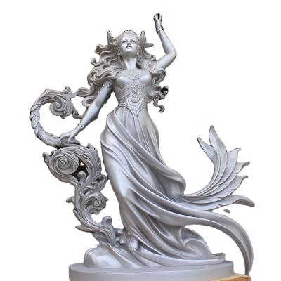 China Modern Factory Customized Outdoor GRC Waterproof Western Garden Statues for sale