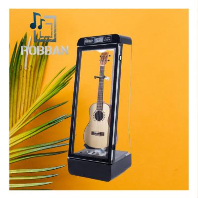 China Acrylic Plexiglass Fiberglass Bags With Lock Clear Acrylic Ukulele Instrument Case Soft Hard Case Ukulele Vault for sale