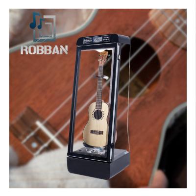 China A-Framelong String Wall Mount Acrylic Head Exaggeration Adjustable Ukulele Cable Hanger Box Packaging Ukulele Box Soporte Para Ukulelera for sale