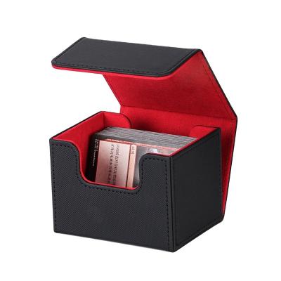 China Custom Pokemon Yugioh Nba Trading Card Storage Box Tcg Deck Box Pokemon Yugioh Nba Exam Card Storage Pint Sports Trading Card Box for sale