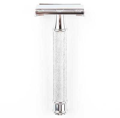 China Single Handle Safety Razor Blade Classic Zinc Alloy Long Head Razor for sale