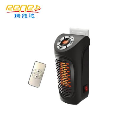 China Wall Plug Wall Mounted Ceramic Heaters With Infrared Remote Control for sale