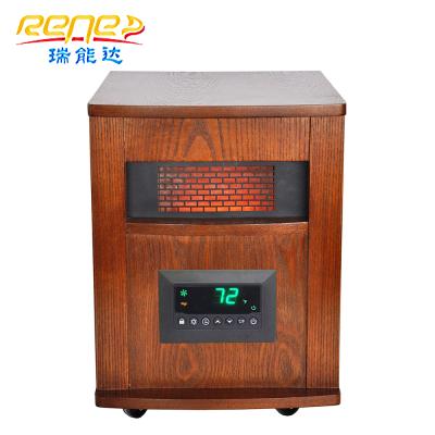 China Large Outdoor Room Infrared Quartz Heater w/Wood Cabinet & Exterior for sale