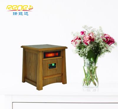 China Safey 8 Element Wrapped Vertical Cabinet Heater Mini Infrared Space Heater With USB Ports for sale