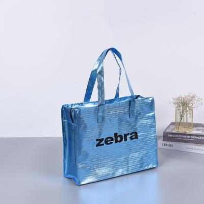 China Good Quality Custom PP Woven Bag Eco-friendly Logo Printed Coloful Beauty Tote Shopping Laminated Bag for sale