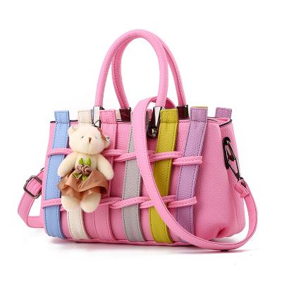 China Wholesale 2020 new durable design simple pvc leather handbag for sale