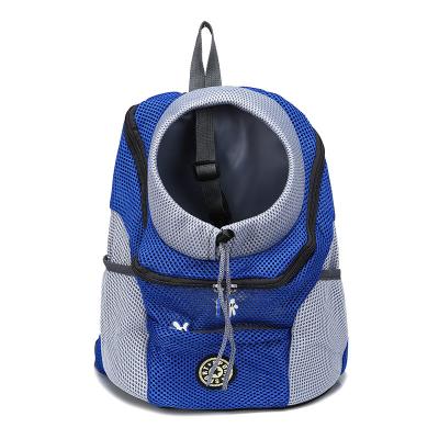 China Breathable Wholesale Pet Bag Carrier Backpack Puppy Cat Dog Space Outdoor Transport Security Travel Bag for sale