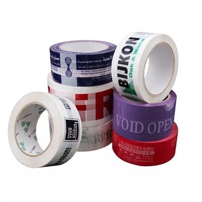 China Waterproof Customizable Printed Packing Tape With Company Logo Bopp Tape High Toughness Not Easy To Break for sale