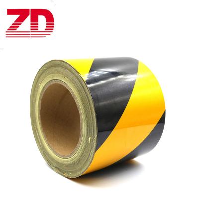 China Floor Tape Color Yellow White Distance Weatherproof Waterproof Warning Device Wholesale Social Black Or Red Pvc Tracking Tape for sale