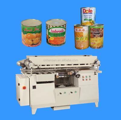 China Full Automatic Beverage Metal Can Tin Labeling Machine for sale