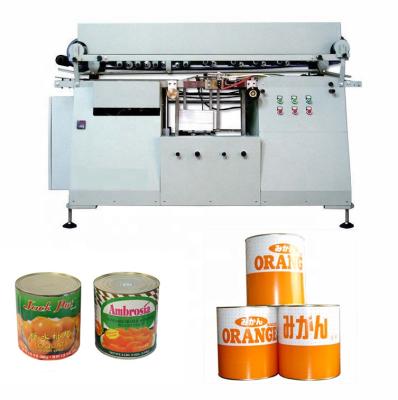 China Automatic Beverage Food Box Labeling Machine / Metal Can Labeling Machine for sale