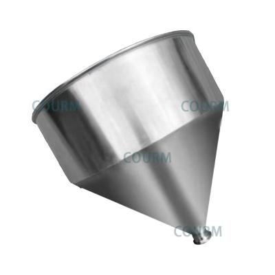 China Custom hopper 304 thickened stainless steel granule viscous liquid funnel large caliber food grade for sale