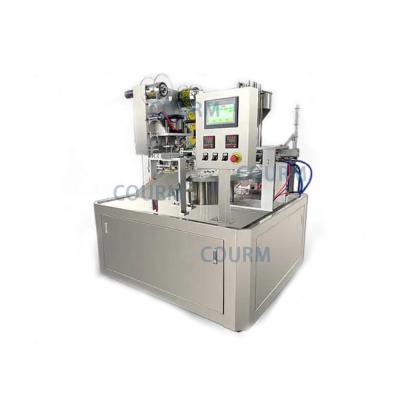 China COURM  rotary ice cream calippo water cup filling and sealing machine for sale