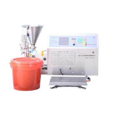 China High Viscosity Lotion Meat Paste Whipped Cream Chargers 5 Gallon Rotor Pump Filling Machine Semi Automatic Filller for sale