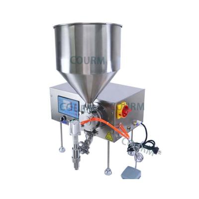 China COURM High Viscosity Grease  Semi Automatic Single Head Ointment Filling Machine for sale