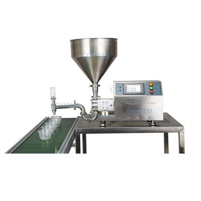 China Automatic Shampoo Mayonnaise Chocolate Strawberry Yogurt Lemon Juice Single Head Liquid Servo Rotor Pump Filling Machine 19mm for sale